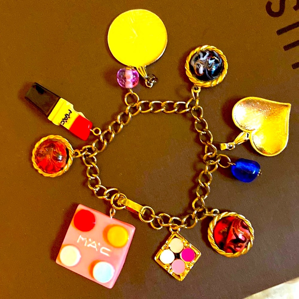 Cute Bracelet with MAkeUp Charms
